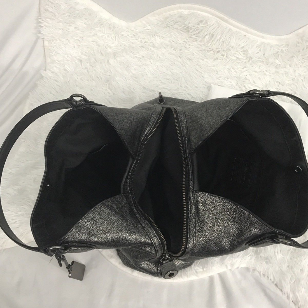 Coach Metallic pebble Leather Shoulder Bag  ] - Picture 2 of 8